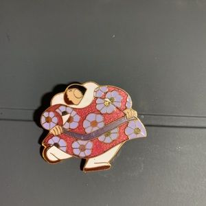 Cute enamel Inuit  pin. Great teachers pin.